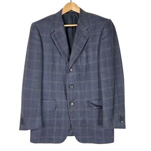 Corneliani  plaid  silk /wool extrafine Blazer